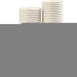 Pappbecher, H 7,8 cm, D 7,2 cm, 205 ml, Weiß, 50 Stk/ 1 Pck [HOB-13215]