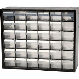 Schubladenregal, Nr. PC 36, Größe 33x40,7x14,1 cm, Lochgröße 60x50 mm, 1 Set [HOB-13307]
