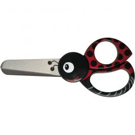 Fiskars Kinderschere mit Tiermotiv, Marienkäfer, L 13 cm, 1 Stk [HOB-1381]