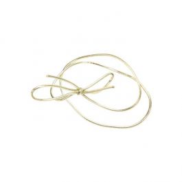 Ruban élastique de décoration Vinyle Stretch à dérouler or métallique 35.5cm (50 Pièces) [14MG]