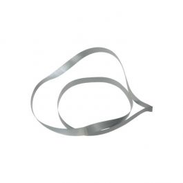 Ruban élastique de décoration Vinyle Stretch à dérouler argent 45.7 cm (50 Pièces) [18CVLSV]