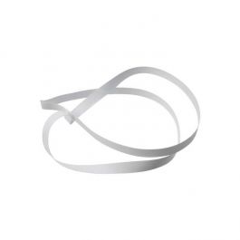 Ruban élastique de décoration Vinyle Stretch à dérouler blanc 45.7 cm (50 Pièces) [18CVLWT]