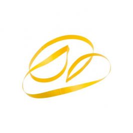 Ruban élastique de décoration Vinyle Stretch à dérouler jaune 45.7 cm (50 Pièces) [18CVLYW]