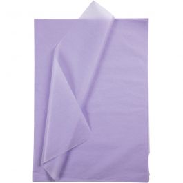 Seidenpapier, Blatt 50x70 cm, 17 g, Helllila, 10 Bl./ 1 Pck [HOB-200890]
