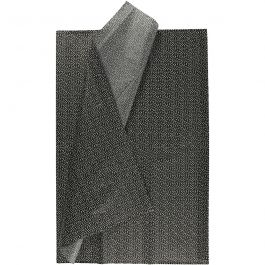 Seidenpapier, Blatt 50x70 cm, 14 g, Schwarz, 6 Bl./ 1 Pck [HOB-200897]