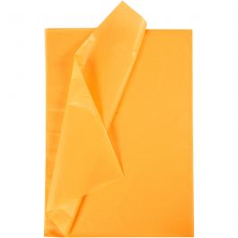 Seidenpapier, 50x70 cm, 17 g, Gelb, 10Bl./ 1 Pck [HOB-200900]