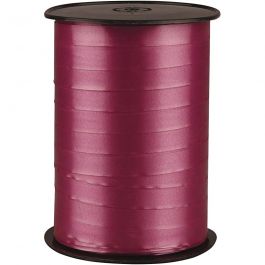 Kräuselband, B 10 mm, Glänzend, Rubinrot, 250 m/ 1 Rolle [HOB-20216]