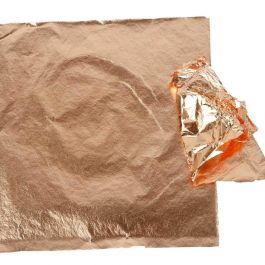 Blattmetall, Blatt 16x16 cm, Kupfer, 0,625 m2, 25 Bl./ 1 Pck [HOB-20485]