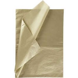 Seidenpapier Gold 50x70cm | 14g (25 Bl.) [HOB20817]