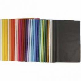 Seidenpapier verschiedene Farben - 50x70cm - 14g / 300 Bl. (1 Pck.) [HOB20906]