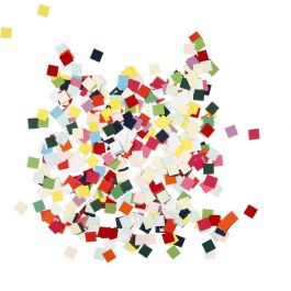 Karton-Mosaik, Quadrat, Größe 10x10 mm, 180 g/ 1 Pck [HOB-21010]