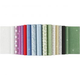 Papierblätter mit Glitter, A4, Blatt 210x297 mm, 150 g, 30 Bl./ 1 Stk [HOB-21062]