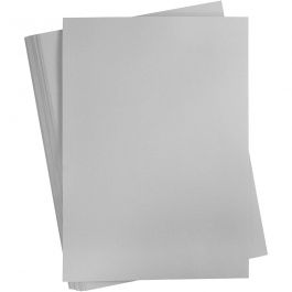 Papier Cartonné, A2, feuille 420x594 mm, 180 gr, gris, 100 flles/ 1 Pq. [HOB-21326]