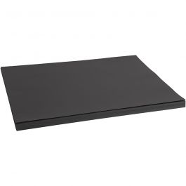 Papier cartonné coloré, A2, feuille 420x594 mm, 200 gr, noir, 100 flles/ 1 Pq. [HOB-21653]