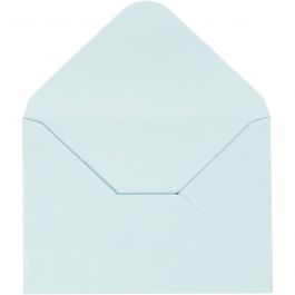 Umschläge, Umschlaggröße 11,5x16 cm, 110 g, Hellblau, 10 Stk/ 1 Pck [HOB-217018]
