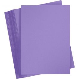 Papier Cartonné, A4, feuille 210x297 mm, 180 gr, violet, 100 flles/ 1 Pq. [HOB-21717]