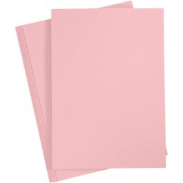 Papier, A4, feuille 210x297 mm, 80 gr, rose clair, 20 pièces/ 1 Pq. [HOB-218019]