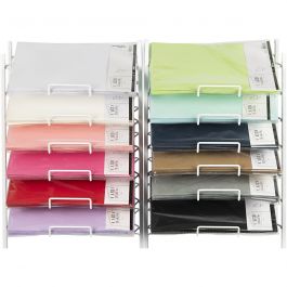 Papier, ass. de couleurs, A4, 210x297 mm, 80 gr, 12x10 Pq./ 1 Pq. [HOB-218023]
