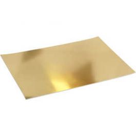 Metallic-Folienkarton, A2 420x600 mm,  280 g, Gold, 10Bl. [HOB220840]