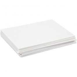 Schaumstoff-Platten, A4, Blatt 210x297 mm, Dicke 3 mm, Weiß, 10 Bl./ 1 Pck [HOB-22085]