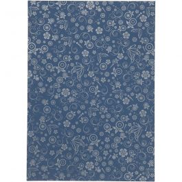 Papier, A4, feuille 210x297 mm, 80 gr, bleu, 20 flles/ 1 Pq. [HOB-221004]