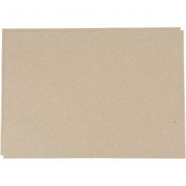 Papier Kraft, A3, feuille 297x420 mm, 135 gr, brun gris, 500 flles/ 1 Pq. [HOB-22136]