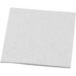Canevas, dim. 10x10 cm, ép. 3 mm, 280 gr, blanc, 10 pièce/ 1 Pq. [HOB-22500]