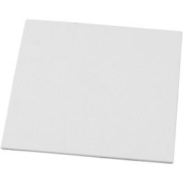 Toile Canvas, dim. 15x15 cm, ép. 3 mm, blanc, 1pièce, 280 gr [HOB225020]