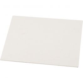 Panneau en toile, dim. 18x24 cm, ép. 3 mm, 280 gr, blanc, 1 pièce [HOB-225060]