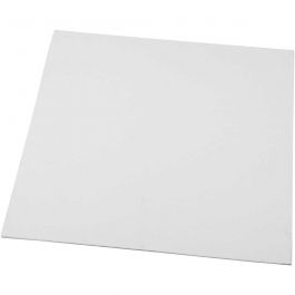Canevas, dim. 30x30 cm, ép. 3 mm, 280 gr, blanc, 10 pièce/ 1 Pq. [HOB-22510]