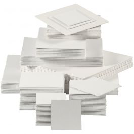 Panneau en toile, 280 gr, blanc, 108 pièces/ 1 Pq. [HOB-22520]