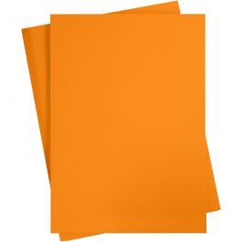 Carte à décorer, mandarine, 460x640 mm, 210-220 gr, 25 flles/ 1 Pq. [HOB-22813]