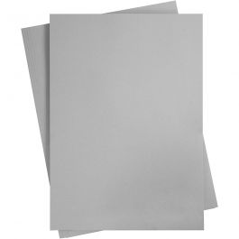 Papier cartonné coloré, gris acier, 210-220 gr, 25 flles/ 1 Pq. [HOB-22826]