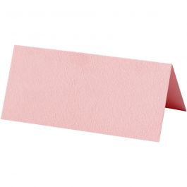 Tischkarten, Größe 9x4 cm, 220 g, Rosa, 20 Stk/ 1 Pck [HOB-228719]