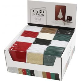 Cartes et enveloppes, dimension carte 10,5x15 cm, dimension enveloppes 11,5x16,5 cm, 12x10 Pq./ 1 Pq. [HOB-23030]