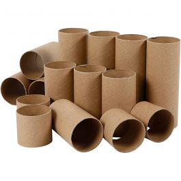 Papprollen, L 4,7+9,3+14 cm, 60 Stk/ 1 Pck [HOB-233321]