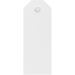 Étiquettes en carton, dim. 3x8 cm, 220 gr, blanc, 20 pièces/ 1 Pq. [HOB-234011]