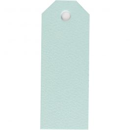 Étiquettes en carton, dim. 3x8 cm, 220 gr, bleu clair, 20 pièces/ 1 Pq. [HOB-234018]