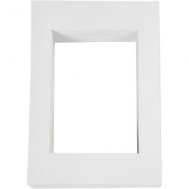 Passepartout-Rahmen, Größe 19,8x28 cm, 500 g, Weiß, 100 Stk/ 1 Pck [HOB-23598]