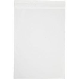 Sachet cellophane, l: 16,8 cm, h: 23 cm, 50pièces, 30 microns [HOB23957]