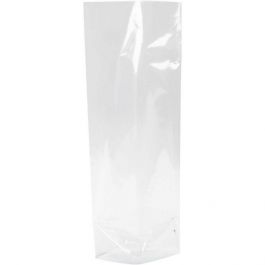 Sac cellophane, dim. 6,5x4,5 cm, h: 16 cm, 200pièces, 25 microns [HOB23964]