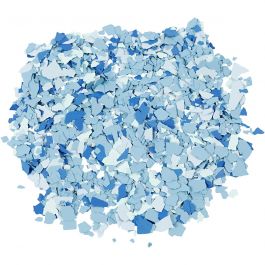 Flocons de Terrazzo, bleu, 90 gr/ 1 boîte [HOB-24591]