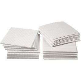 3D-Klebepads, Größe 5x5 mm, Dicke 1-2-3 mm, 30x400 Stk/ 1 Pck [HOB-24658]