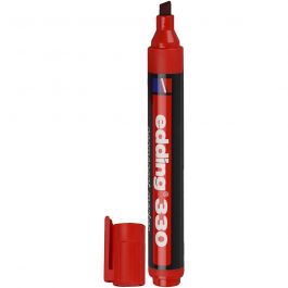 Marqueur Edding 330, trait 1-5 mm, rouge, 1 pièce [HOB-25026]