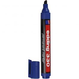 Marqueur Edding 330, trait 1-5 mm, bleu, 1 pièce [HOB-25027]