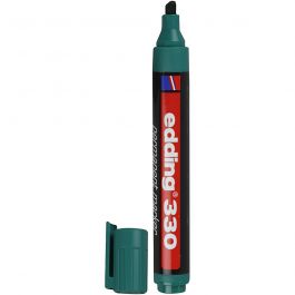 Marqueur Edding 330, trait 1-5 mm, vert, 1 pièce [HOB-25028]