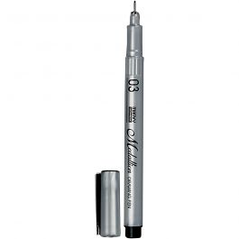 Fine-liner Medallion, trait 0,3 mm, noir, 1 pièce [HOB-25052]