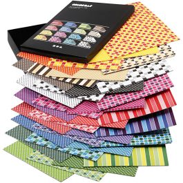 Papier Cartonné Color Bar, A4, feuille 210x297 mm, 250 gr, ass. de couleurs, 16x10 flles/ 1 Pq. [HOB-25457]