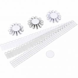 Rosettes, d 8 cm, 160 gr, 6 pièces/ 1 Pq. [HOB-25680]