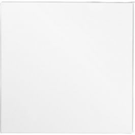 Leinwand, T 1.6 cm, Größe 50x50 cm, 360 g, Weiß, 5 Stk/ 1 Pck [HOB-25709]